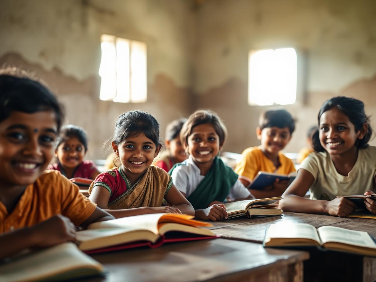 Students learning